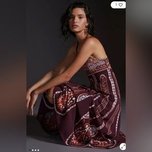 Anthropologie Boho Embroidered Dress